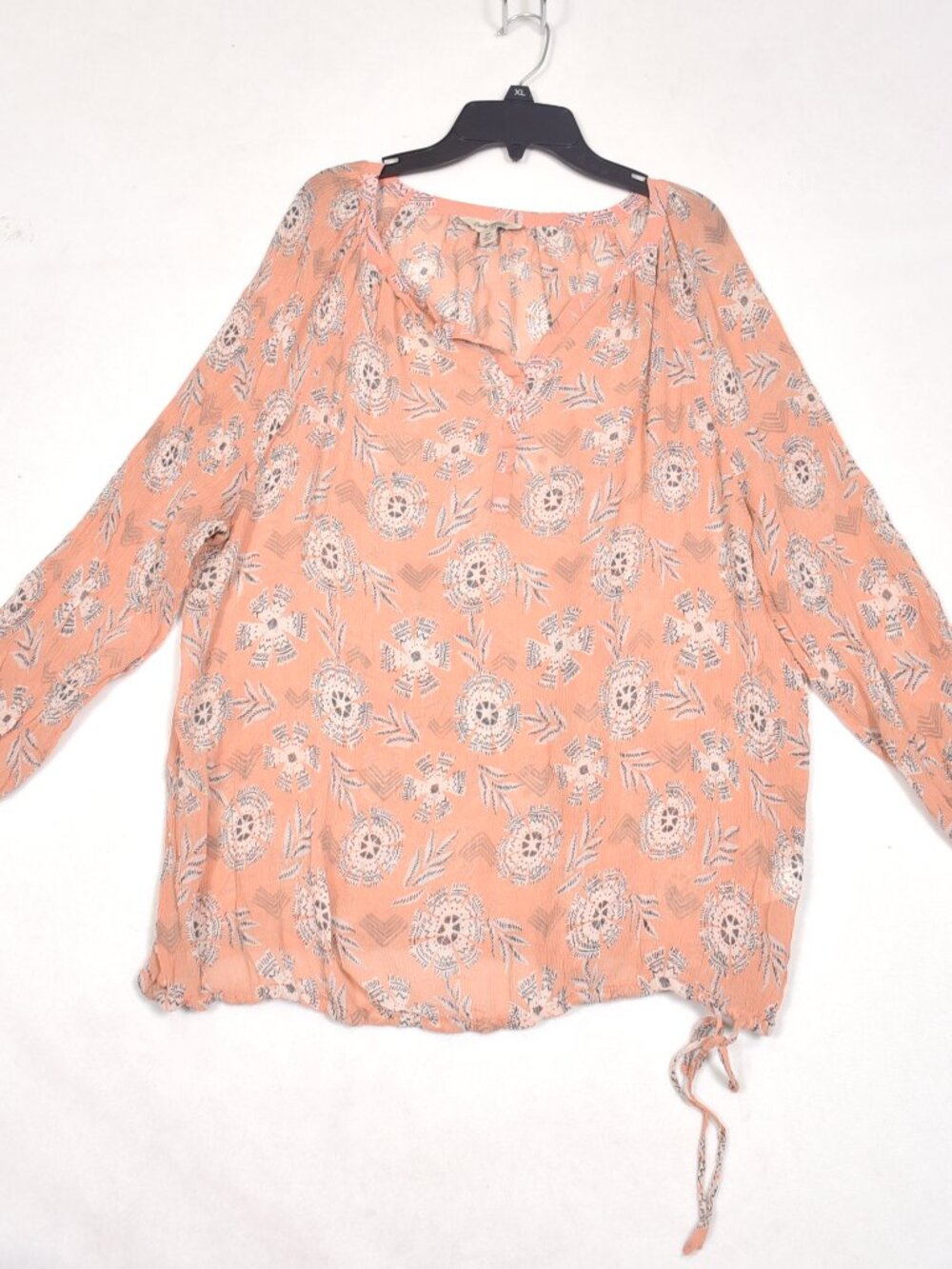 Lucky Brand Peach Women's Blouse Size 3X FLAWDED See Photos